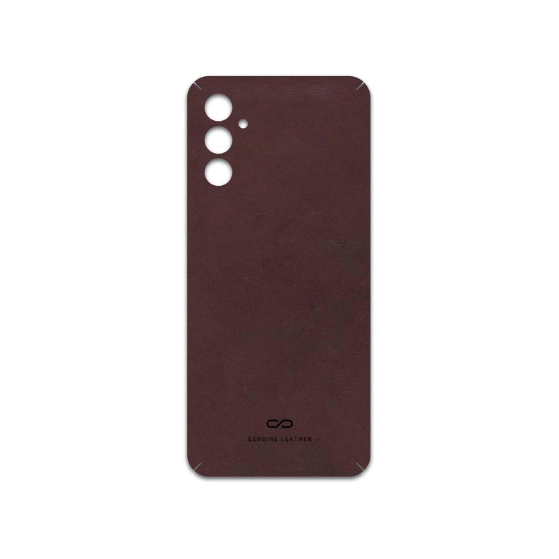 برچسب پوششی ماهوت مدل Matte-Dark-Brown-Leather مناسب برای گوشی موبایل سامسونگ Galaxy M13 (India)