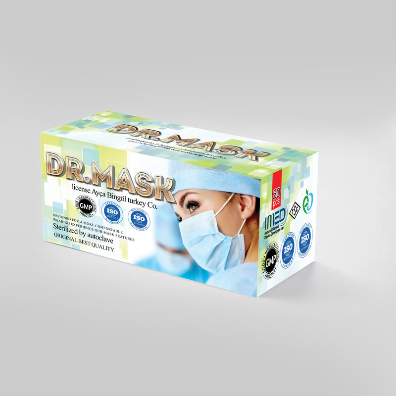 ماسک تنفسی دکتر ماسک ، مدل سه لایه مجموعه 50 عددی ماسک تنفسی دکتر ماسک ، مدل سه لایه مجموعه 50 عددی