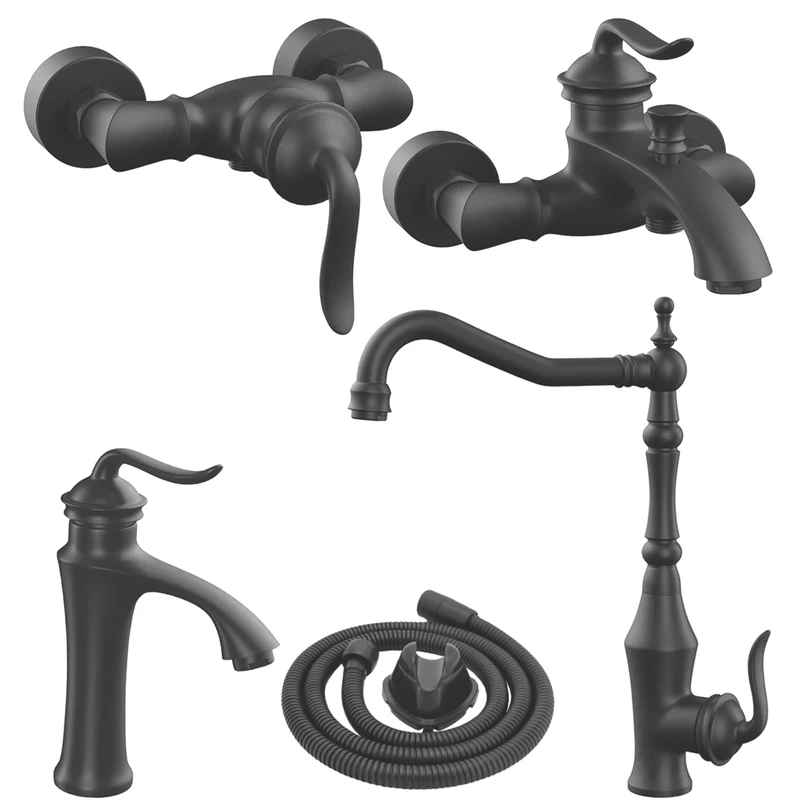 ست شیرآلات مارتیا مدل بامبو مجموعه 5 عددی