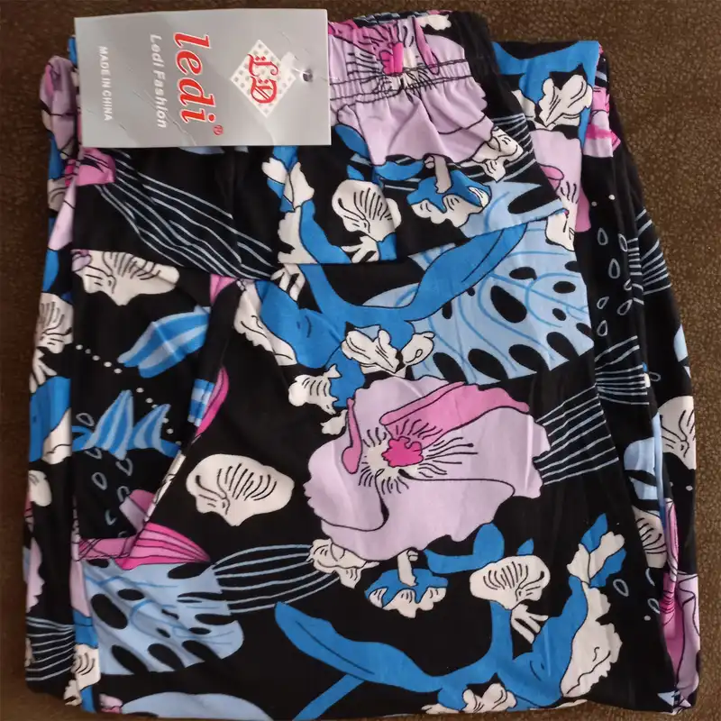 شلوار زنانه لیدی مدل Swiss cheese BLUVIO رنگ مشکی