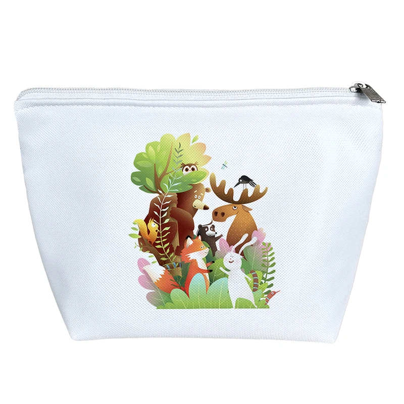 کیف لوازم آرایش دخترانه خندالو مدل حیوانات بامزه کد 2995