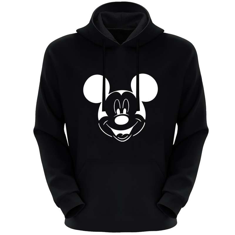 هودی زنانه مدل میکی موس F335 رنگ مشکی