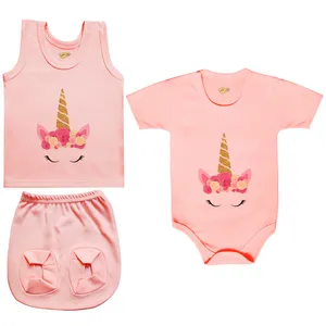 ست 3 تکه لباس نوزادی کارانس مدل PRSZS-3186