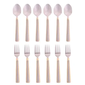 سرویس قاشق و چنگال 12 پارچه کد Tree