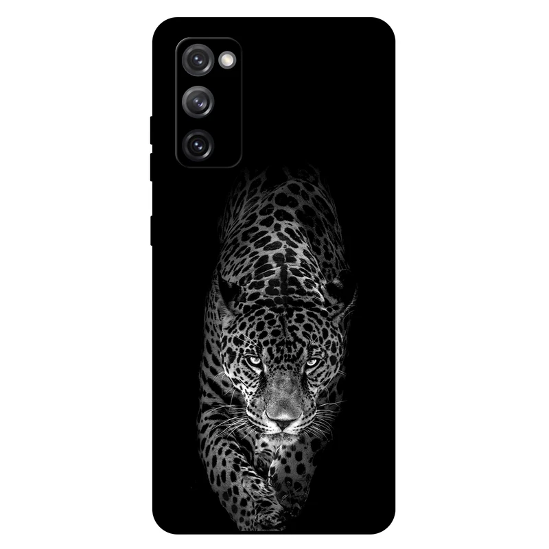 کاور مگافون طرح پلنگ مدل 1879 مناسب برای گوشی موبایل سامسونگ Galaxy S20 FE / S20 FE 5G  