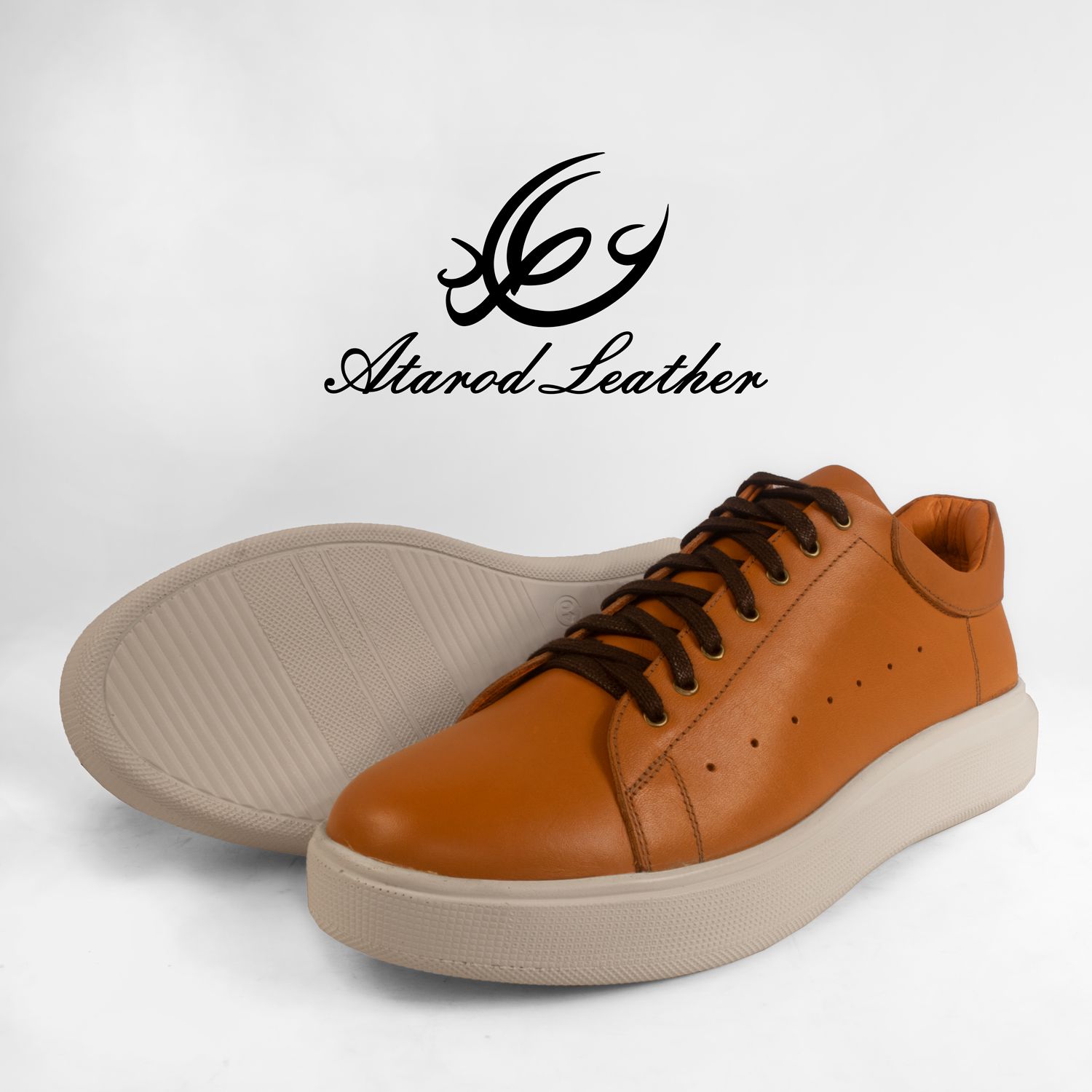 کفش روزمره مردانه چرم عطارد مدل چرم طبیعی کد SH59 -  - 8