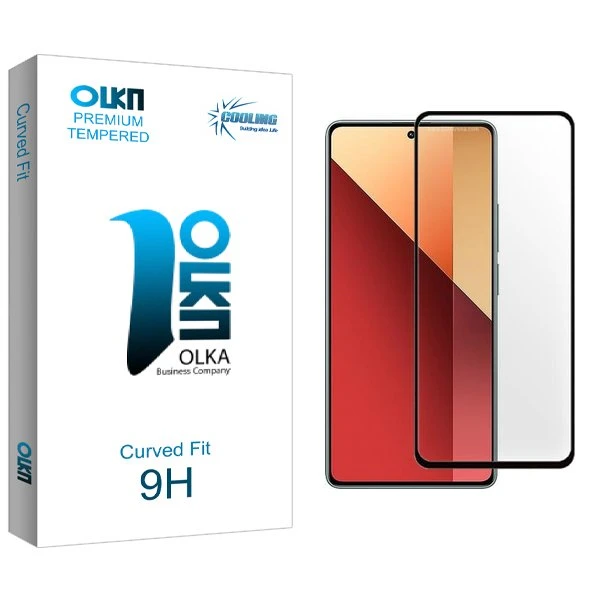 محافظ صفحه نمایش شیشه ای کولینگ مدل Olka مناسب برای گوشی موبایل شیائومی Redmi Note 13 Pro 4G