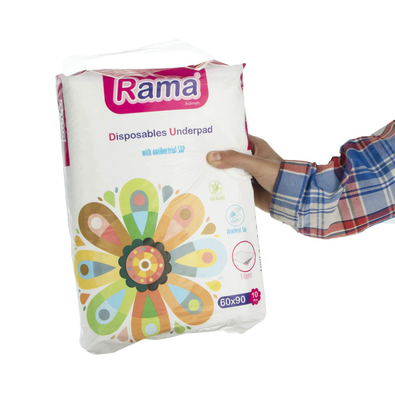 زیرانداز بیمار راما مدل 02 بسته 10 عددی