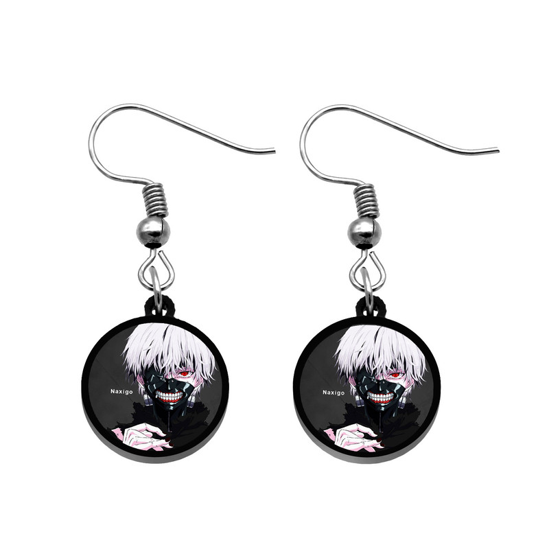 گوشواره زنانه ناکسیگو مدل شب تاب طرح Tokyo Ghoul کد ES7345