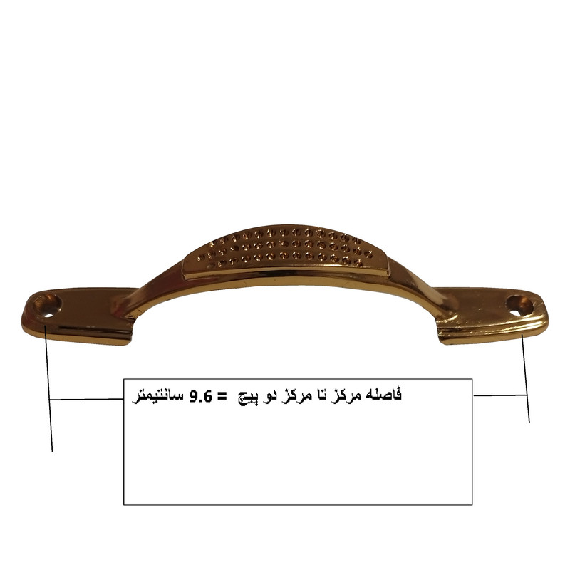 دستگیره کابینت و کمد مدل AE96 بسته 10 عددی