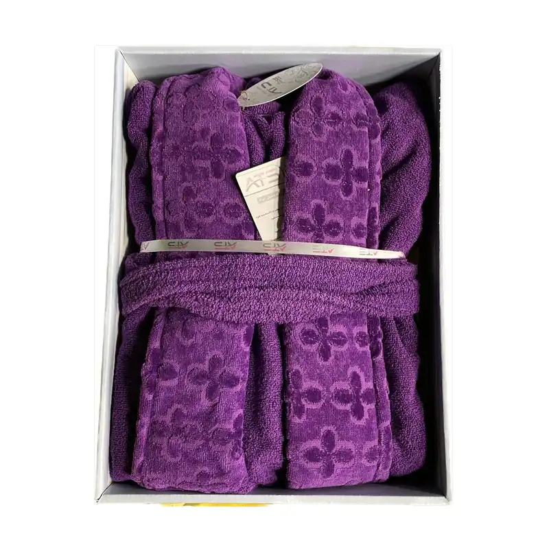 حوله پالتویی اتیسان مدل یقه گل سایز  125