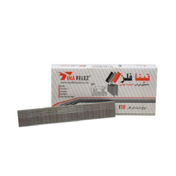 میخ شانه ای تینا فلز مدل F20 بسته 5000 عددی