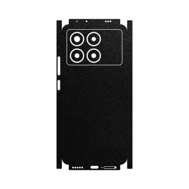 برچسب پوششی ماهوت مدل Black-Suede-FullSkin مناسب برای گوشی موبایل شیائومی Poco X6 Pro
