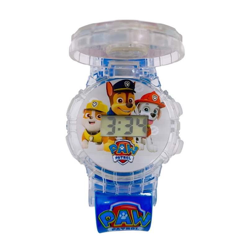 ساعت مچی دیجیتال بچگانه مدل کوارتز بند سیلیکونی قاب اسپینری طرح سگهای نگهبان ساعت مچی دیجیتال بچگانه مدل کوارتز بند سیلیکونی قاب اسپینری طرح سگهای نگهبان