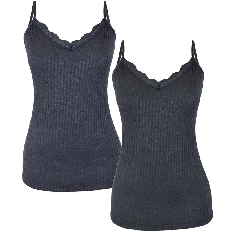 تاپ زنانه دل آویز مدل H290 مجموعه دو عددی