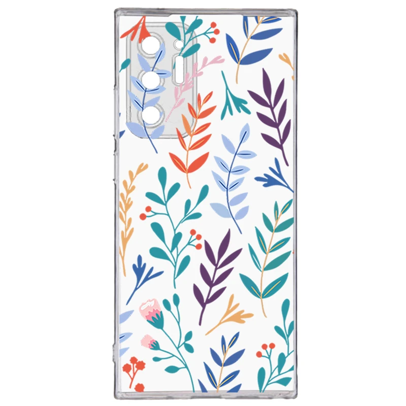 کاور طرح  Tiny Leaves مناسب برای گوشی موبایل سامسونگ Galaxy Note 20 Ultra