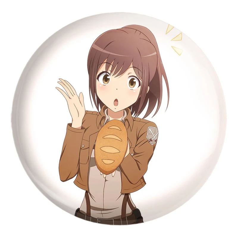 پیکسل خندالو طرح ساشا انیمه اتک آن تایتان Attack on Titan کد 18559 مدل بزرگ