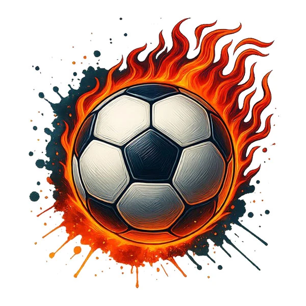 استیکر پارچه و لباس پاد آفرین مدل فوتبال کد 738