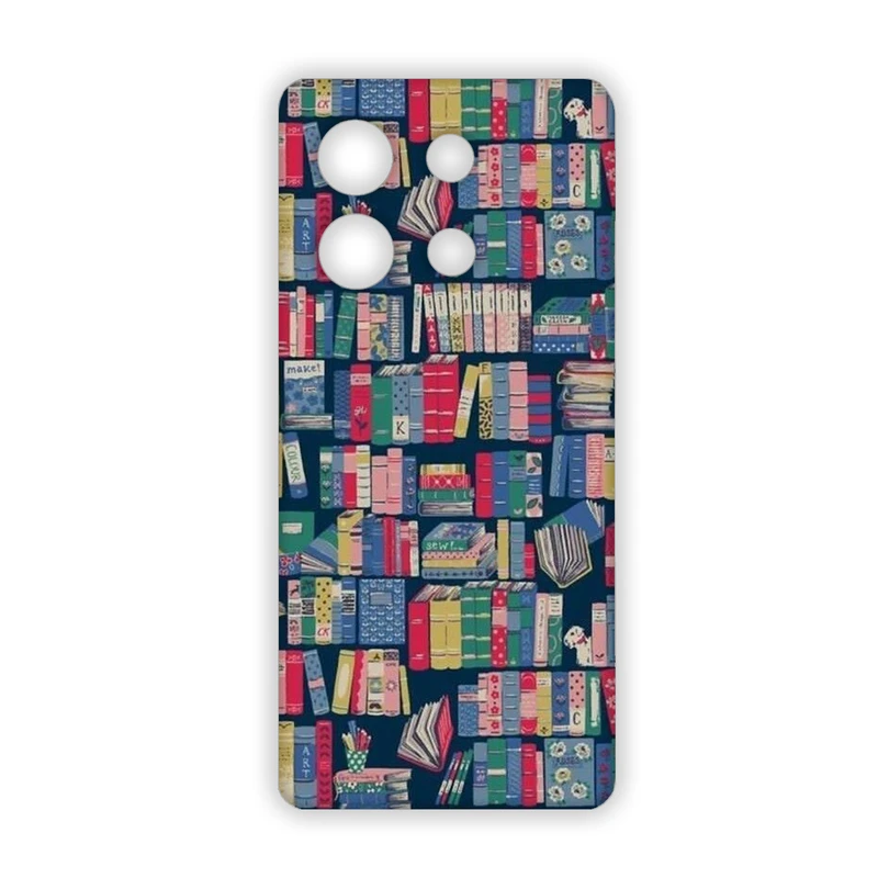   کاور مدل کتابخانه کد 147 مناسب برای گوشی موبایل شیائومی Redmi Note 13 Pro (4G) / Poco M6 Pro (4G)