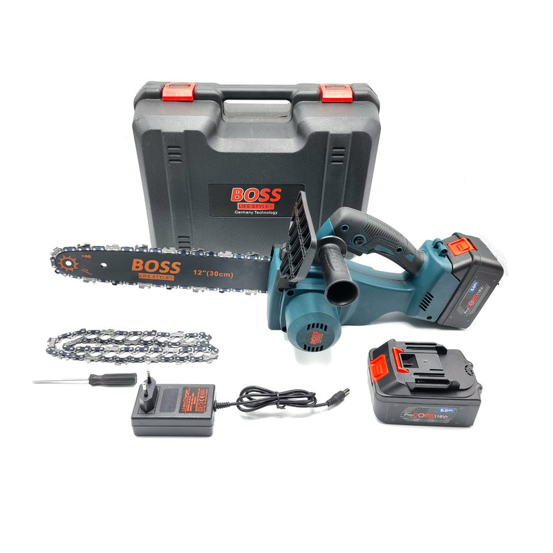 اره زنجیری شارژی باس مدل BS0038_118V