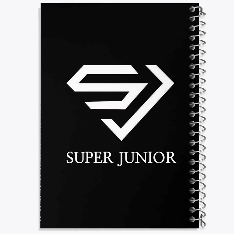 دفتر مشق 50 برگ خندالو مدل گروه سوپر جونیور Super Junior  کد 12196