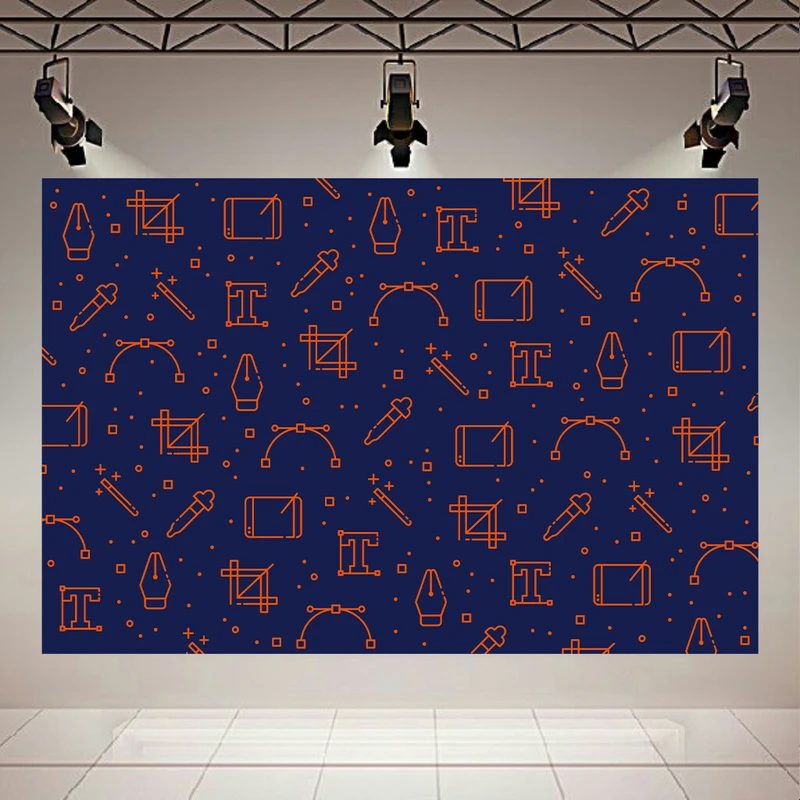 تابلو بوم طرح گرافیک مدل ابزار دیجیتال کد AR3058345