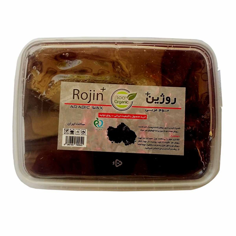 موم موبر روژین مدل ذغال وزن 400 گرم موم موبر روژین مدل ذغال وزن 400 گرم