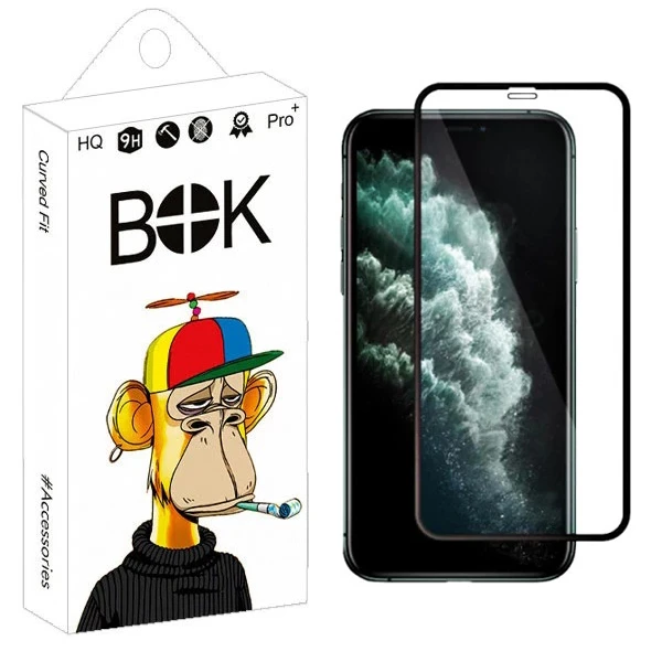 محافظ صفحه نمایش سرامیکی مات بوک مدل Resistant مناسب برای گوشی موبایل اپل iPhone 11 Pro Max / XS Max