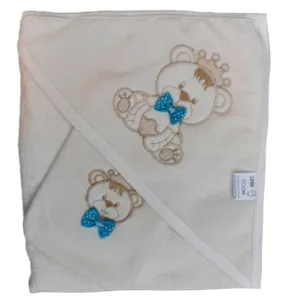 ست 2 تکه حوله نوزادی کد 340