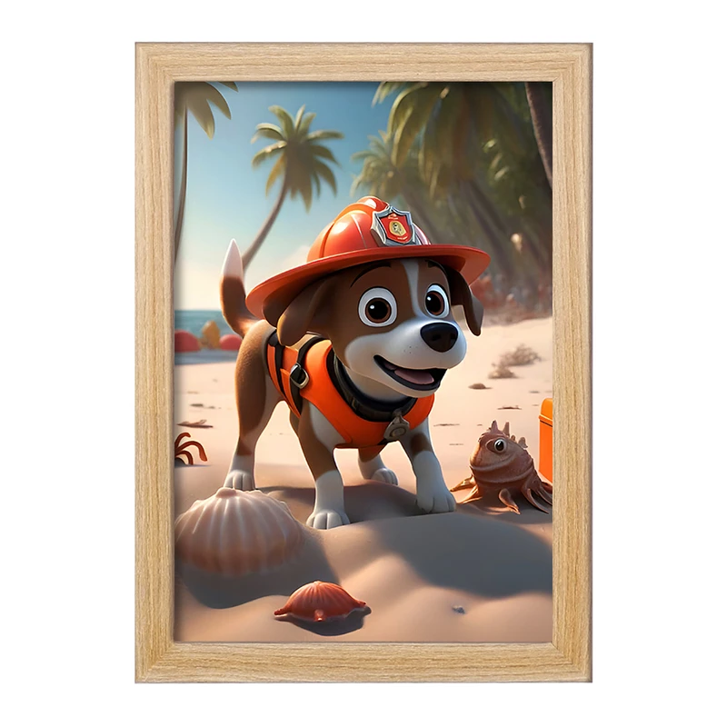 تابلو خندالو مدل زوما سگ های نگهبان کد F6955