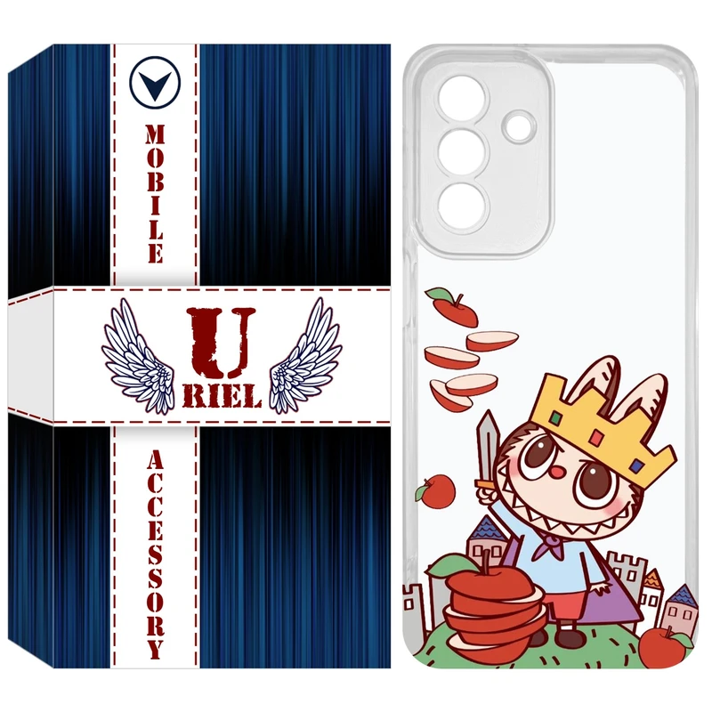 کاور یوریل مدل Clear کد 115 طرح لبوبو Labubu مناسب برای گوشی موبایل سامسونگ Galaxy A26