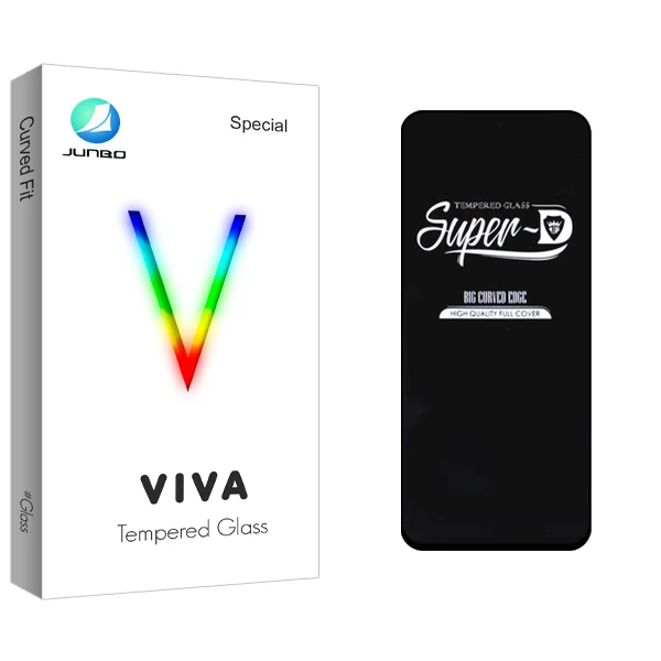 محافظ صفحه نمایش شیشه ای جانبو مدل Viva GlassSuper D مناسب برای گوشی موبایل شیائومی Poco X3