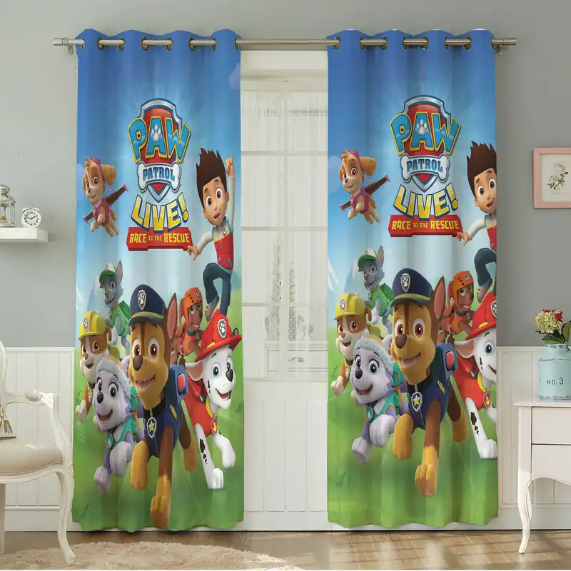 پرده نیروانا طرح کودک مدل مخمل کد 8151 سایز 140×280 سانتی متر