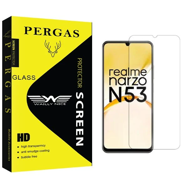محافظ صفحه نمایش وایلی نایس مدل Pergas مناسب برای گوشی موبایل ریلمی Narzo N53