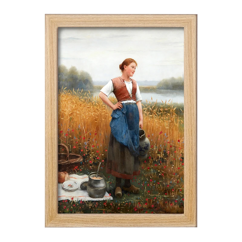 تابلو خندالو مدل نقاشی مکث نیمروز اثر دانیل ریدوی نایت کد F12454