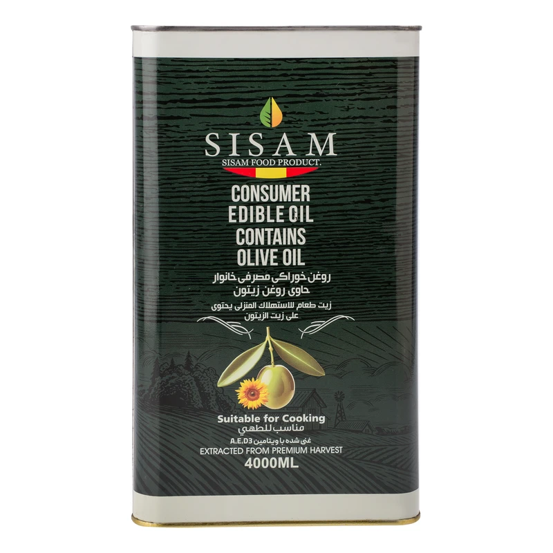 روغن مایع آفتابگردان به همراه روغن زیتون سی سام - 4000 میلی‌لیتر 