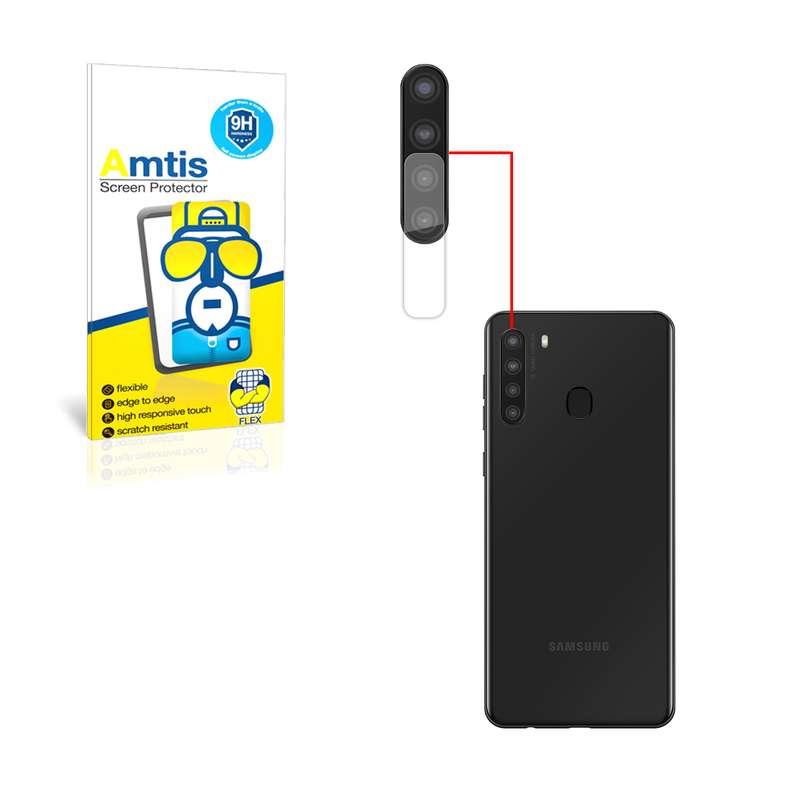 محافظ لنز دوربین امتیس مدل a21 مناسب برای گوشی موبایل سامسونگ GALAXY A21
