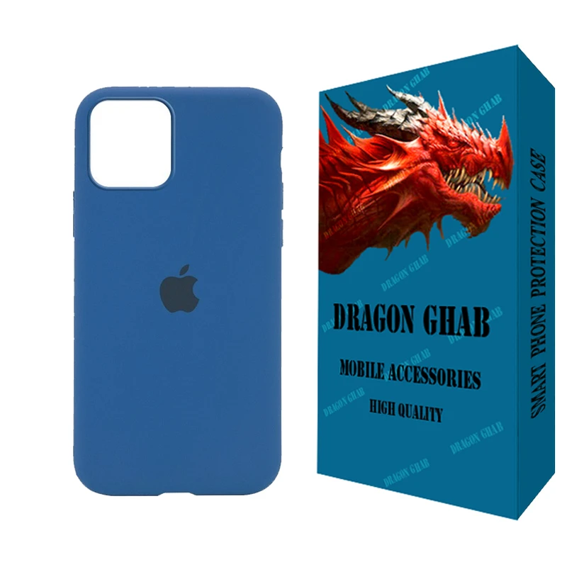  کاور دراگون قاب مدل سیلیکونی طرح SLB مناسب برای گوشی موبایل اپل iPhone 13 mini