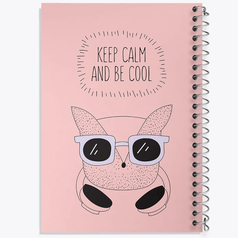 دفتر نقاشی 50 برگ خندالو طرح روباه کیوت کد N1556