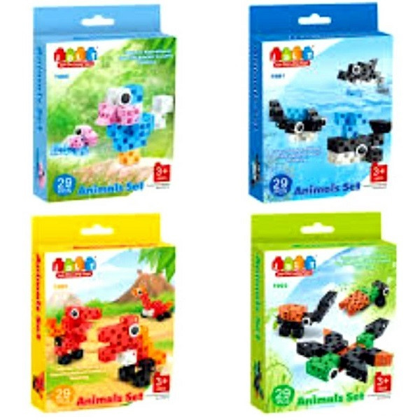 ساختنی جی دی ال تی مدل حیوانات مجموعه 4عدی کد7001الی7004