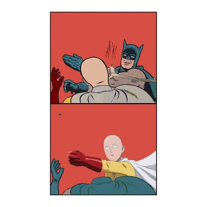 استیکر لپ تاپ و موبایل مدل انیمه طرح مرد تک مشتی سایتاما One Punch Man کد 1327
