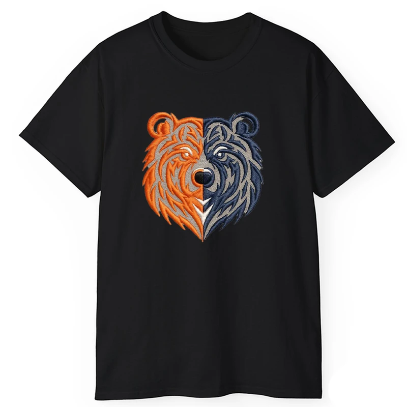 تی‌شرت آستین کوتاه مردانه پاد آفرین مدل خرس عصبانی9