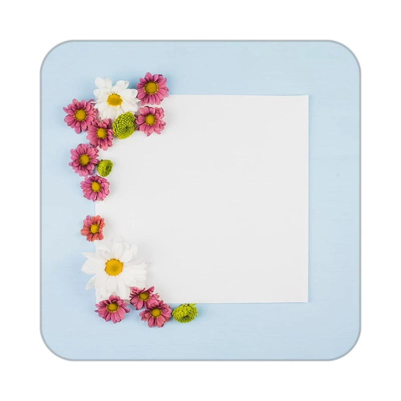 زیر لیوانی کاکتی طرح گل مدل mp19148