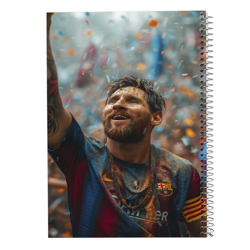 دفتر نت موسیقی 50 برگ مدوپد مدل مسی messi کد DF14060