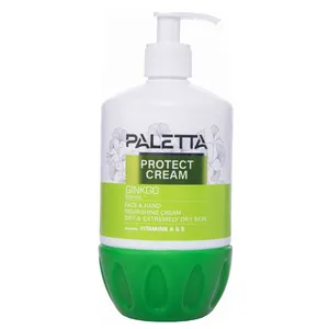 کرم مرطوب کننده دست و صورت پالتا مدل Ginkgo  مناسب برای پوست خشک و خیلی خشک حجم 500 میلی لیتر