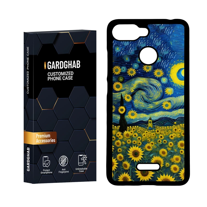 کاور گارد قاب مدل دور ژله ای هنری مناسب برای گوشی موبایل شیائومی Redmi 6