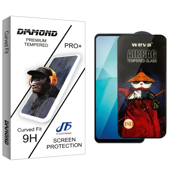 محافظ صفحه نمایش جی اف مدل Diamond Airbag مناسب برای گوشی موبایل ویوو Y100T