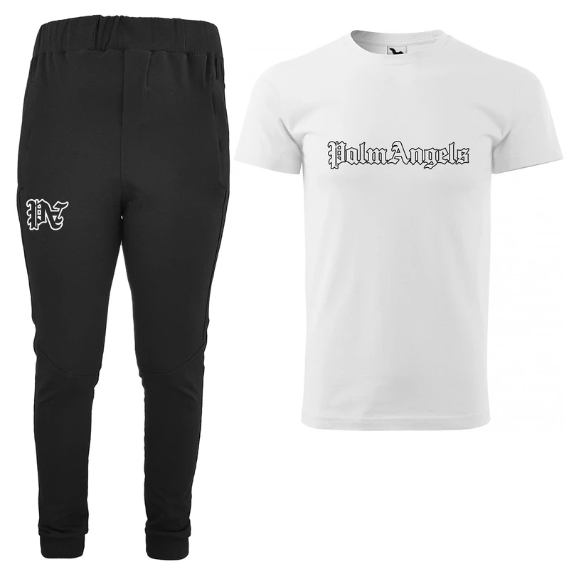 ست تی شرت آستین کوتاه و شلوار مردانه مدل 140276