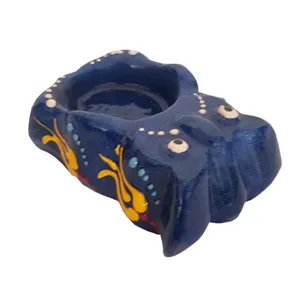  جاشمعی میناکاری مدل فیل طرح نقش برجسته کد 1206