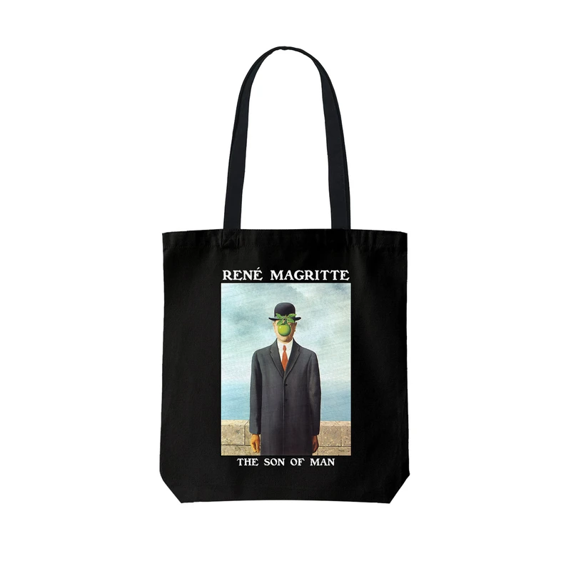 ساک خرید ترمه طراحان ایده مدل پسر انسان از ماگریت کد art0444 - L